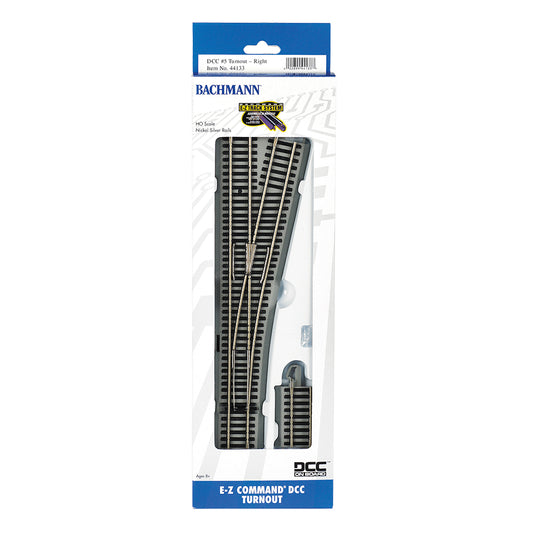 Bachmann USA E-Z Command DCC #5 Turnout – Right HO Gauge 44133