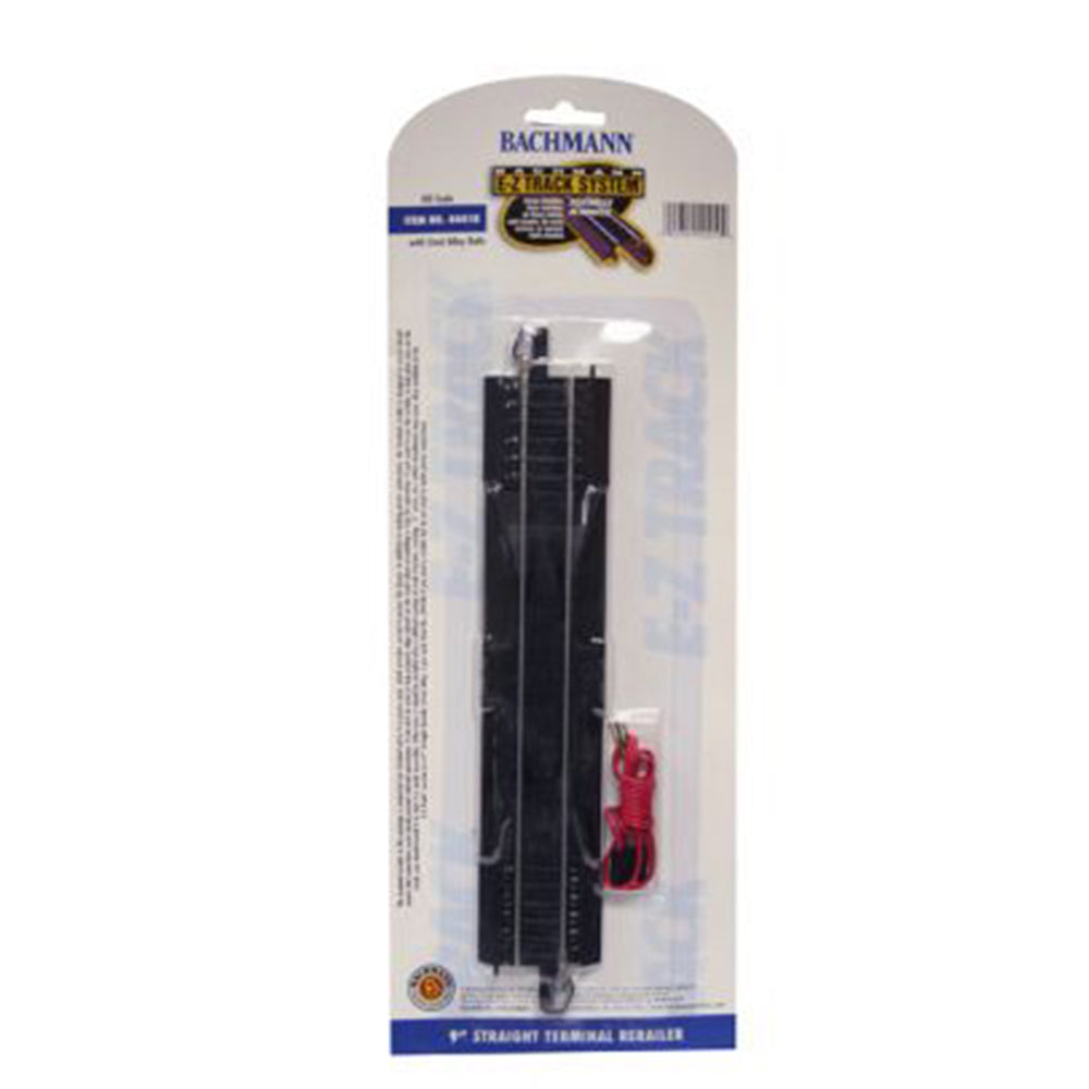 Bachmann USA 9' Straight Terminal Rerailer with Wire (1/Card) HO Gauge 44410