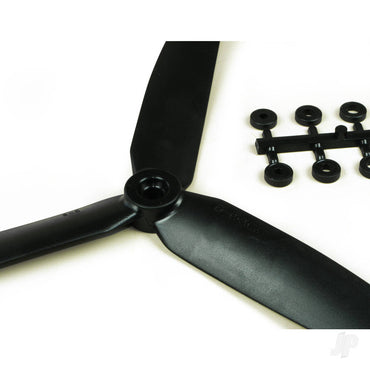 GWS 10x6 Slow Fly Propeller 3-Blade Black 4460330