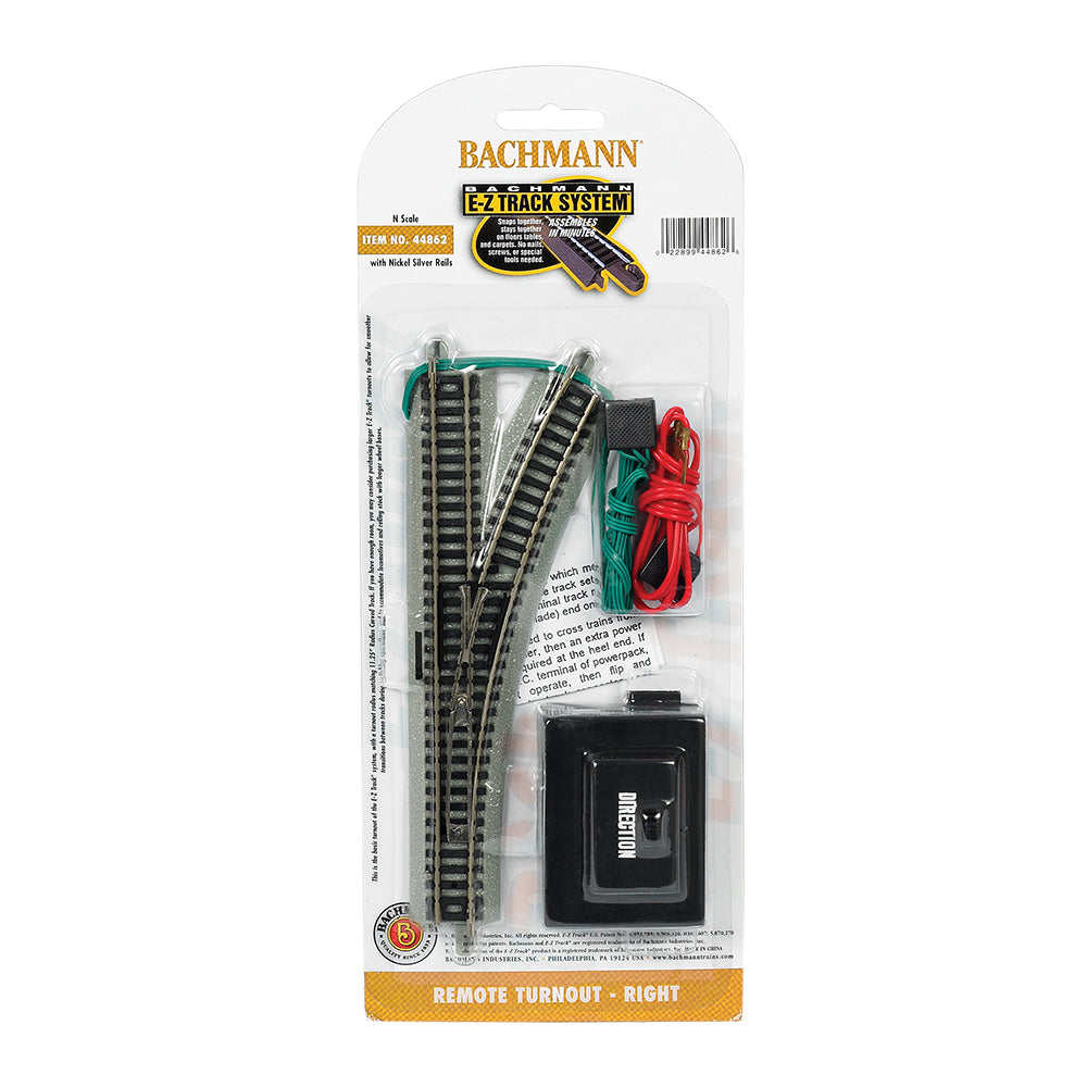 Bachmann USA Remote Turnout - Right (1/Card) N Gauge 44862