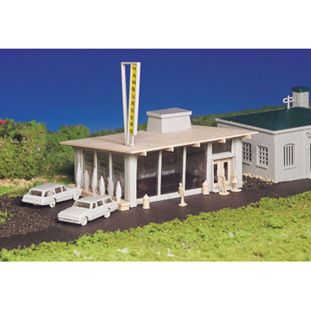 Bachmann USA Drive-In Hamburger Stand HO Gauge 45434