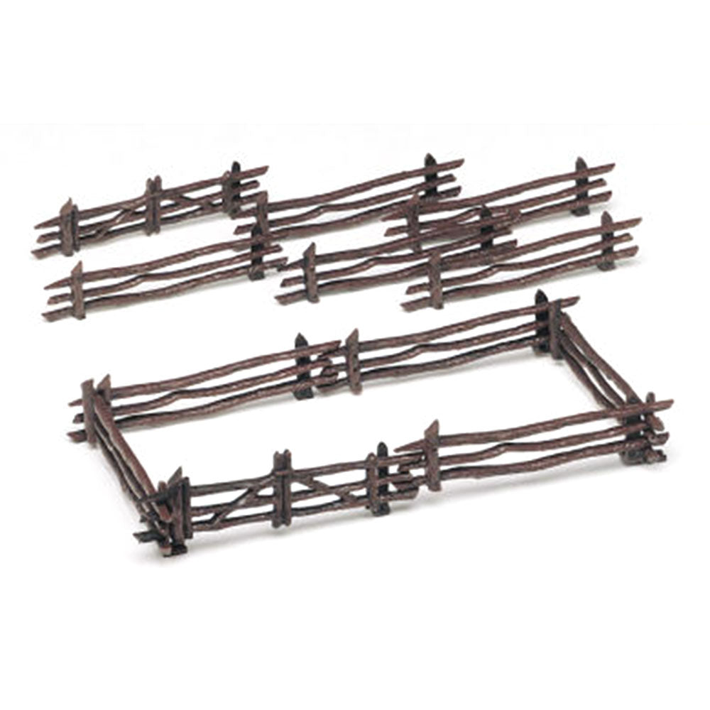Bachmann USA Rustic Fence (12 Pieces) O Gauge 45984