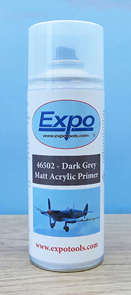 Expo Tools 46502 Dark Grey 400ml Expo Acrylic Model Primer