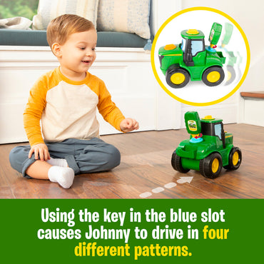 John Deere Key n Go Johnny Tractor Toy