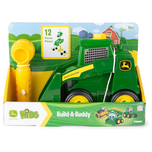John Deere Kids Build-a-Buddy Skid-Steer Farm Toy TOMY