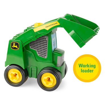 John Deere Kids Build-a-Buddy Skid-Steer Farm Toy TOMY