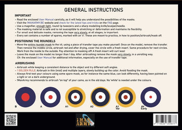 1ManArmy 48GEN520 1:48 Supermarine Spitfire Mk.I/Mk.II Roundels Generic Set