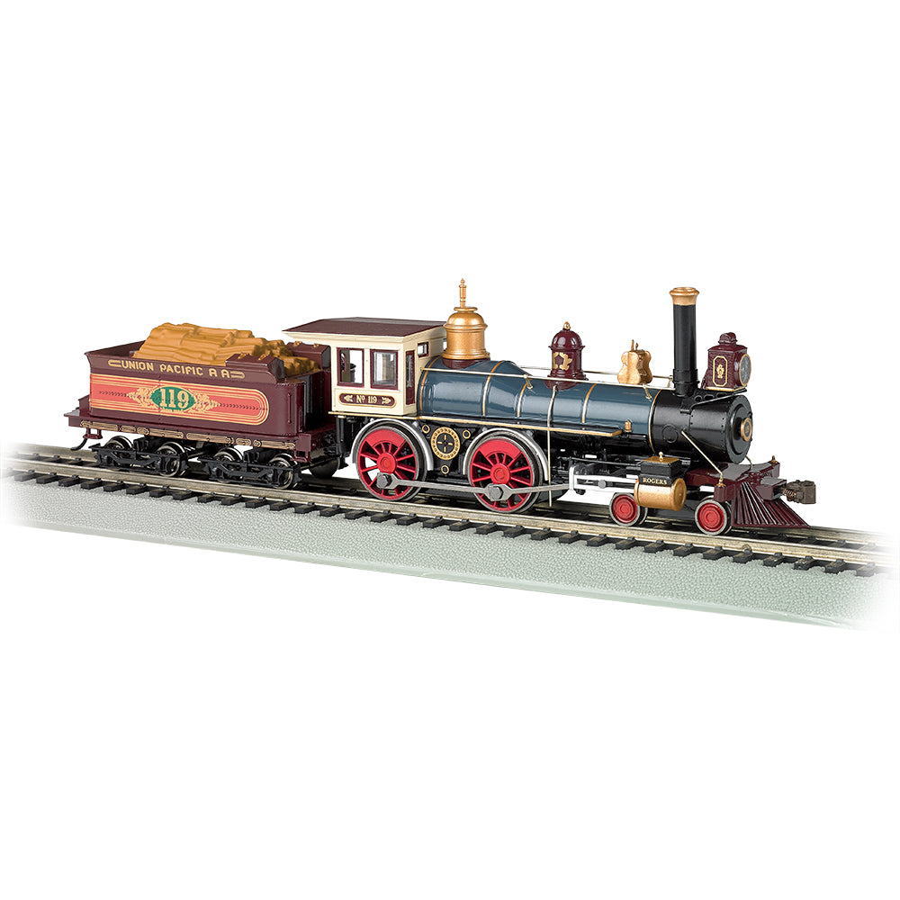 Bachmann USA 4-4-0 American - Union Pacific #119 w/Wood Load HO Gauge 51002