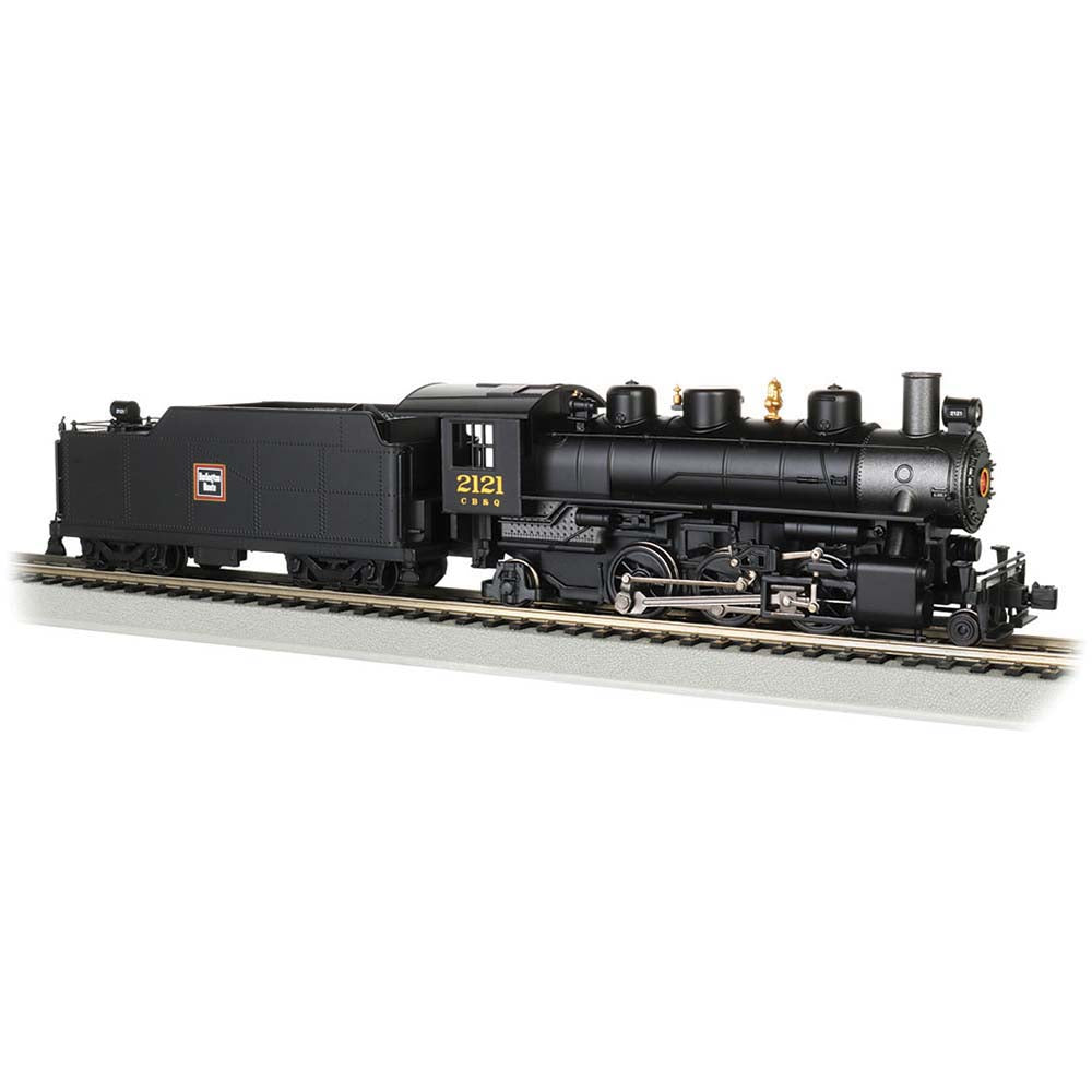 Bachmann USA Prairie 2-6-2 w/Smoke & Tender - Cb & Q #2121 HO Gauge 51508