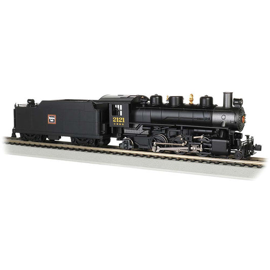 Bachmann USA Prairie 2-6-2 w/Smoke & Tender - Cb & Q #2121 HO Gauge 51508