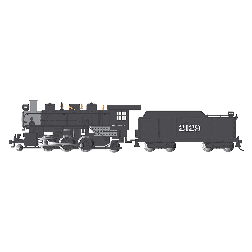 Bachmann USA Prairie 2-6-2 w/Smoke & Tender - Santa Fe #2129 HO Gauge 51529