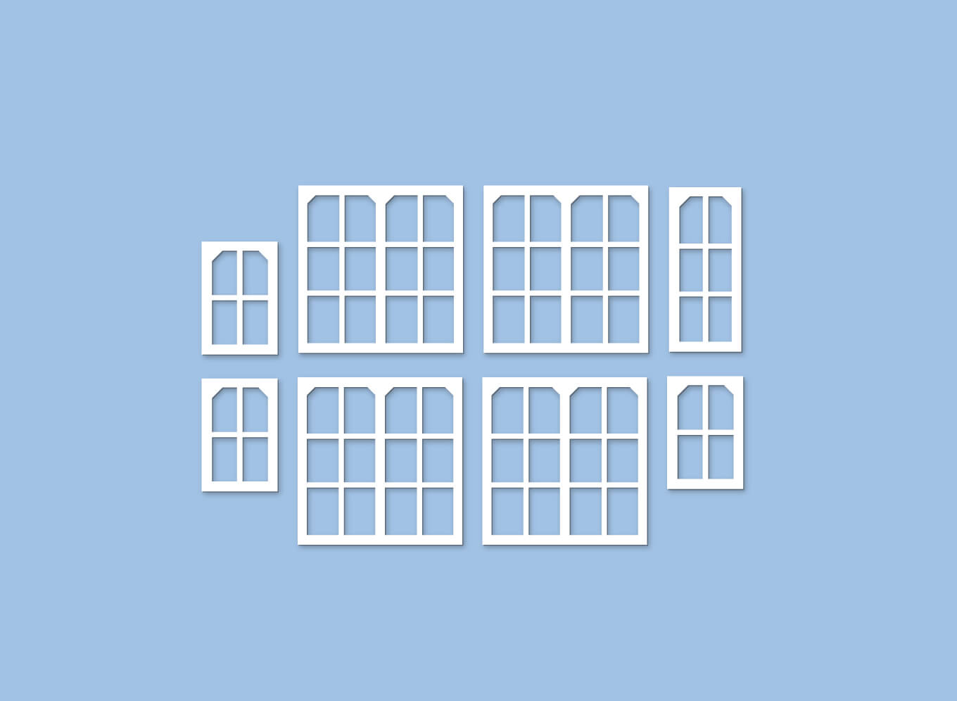 Ratio 539 Midland Signal Box Window Mouldings HO/OO Gauge Kit