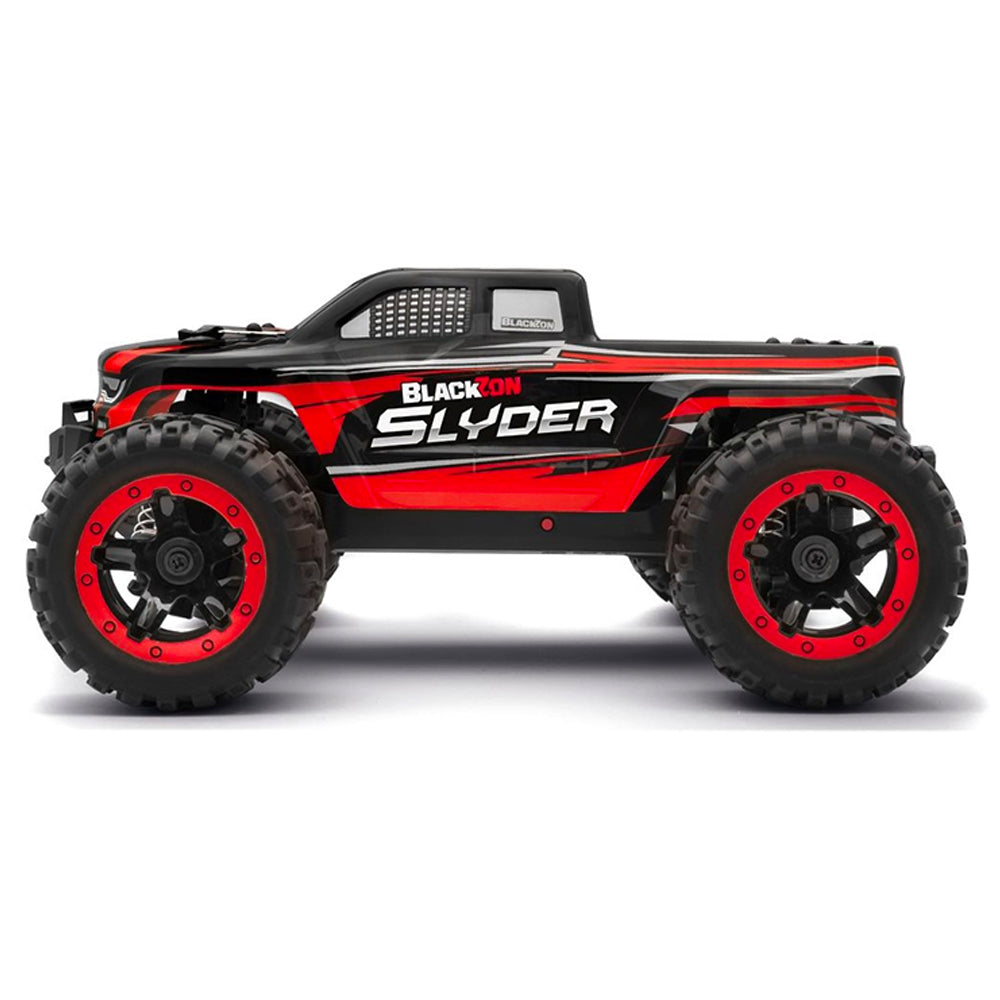 BlackZon Slyder 4WD 1:16 RTR RC Monster Truck - Red/Black