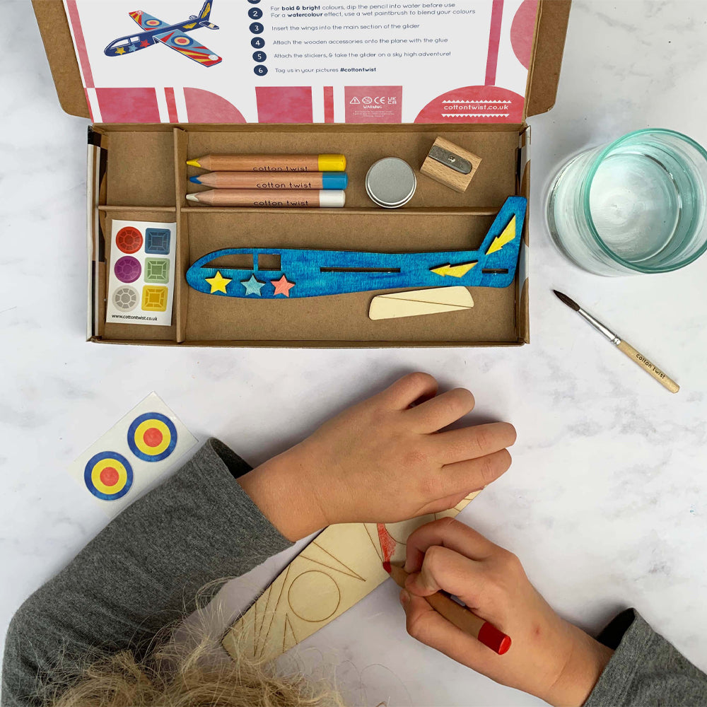 Cotton Twist Make Your Own Glider Plane Craft Kit