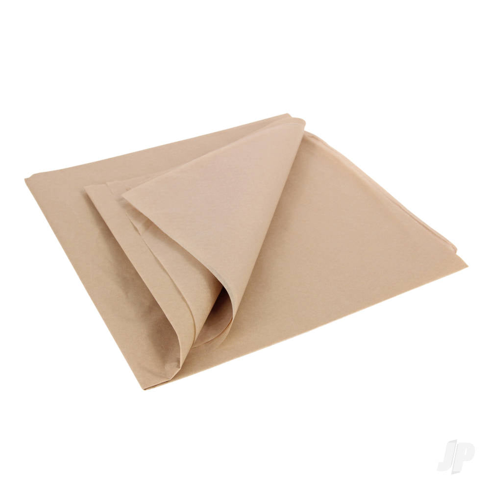 JP Vintage Tan Lightweight Tissue Covering Paper, 50x76cm, (5 Sheets) 5525219