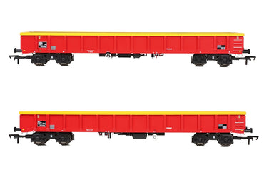 Bachmann 57-005 MLA Bogie Open Wagon DB Cargo Red OO Gauge