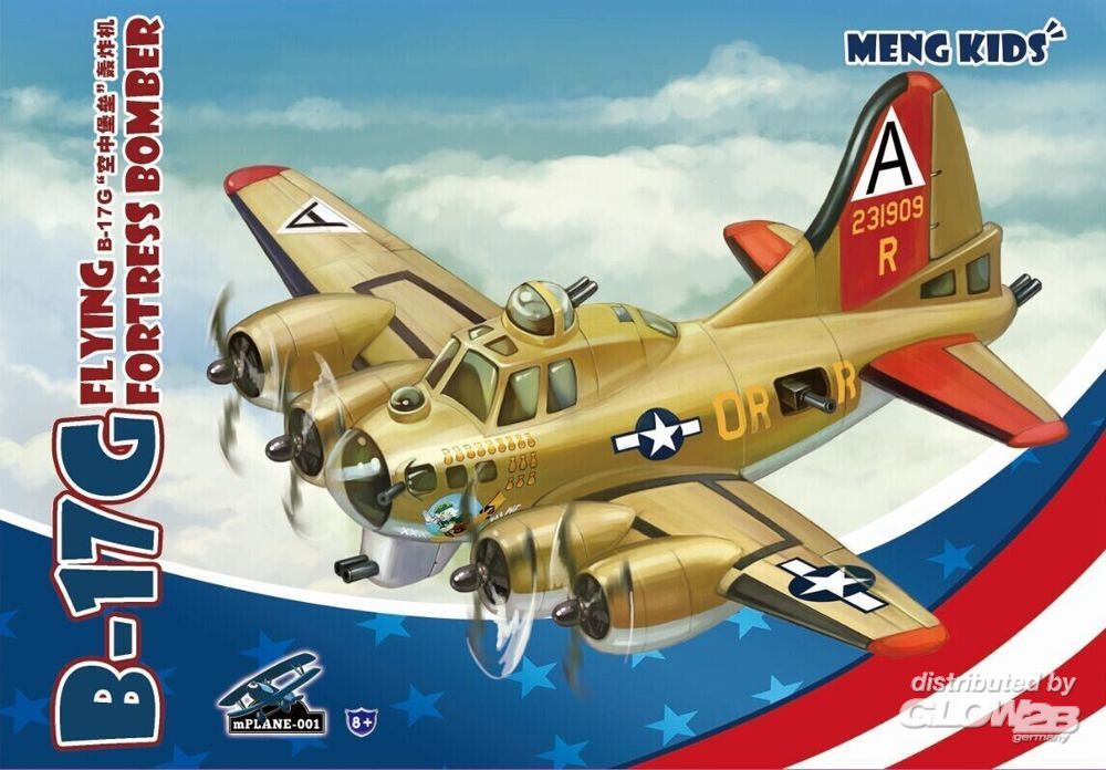 Meng Model mPLANE-001 B-17G Flying Fortress Bomber Model Kit