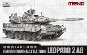 MENG-Model 72-012 German Main Battle Tank Leopard 2 A8 1:72 Model Kit