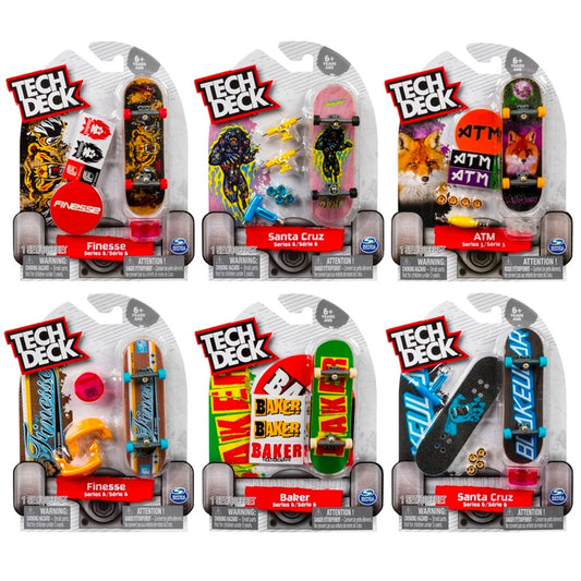 Tech Deck 96mm Boards - Single Fingerboard Packs, Random Design Age 6+