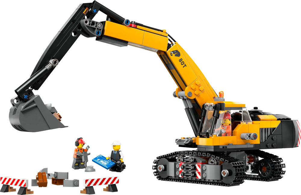 LEGO City 60420 Yellow Construction Excavator Age 8+ 633pcs