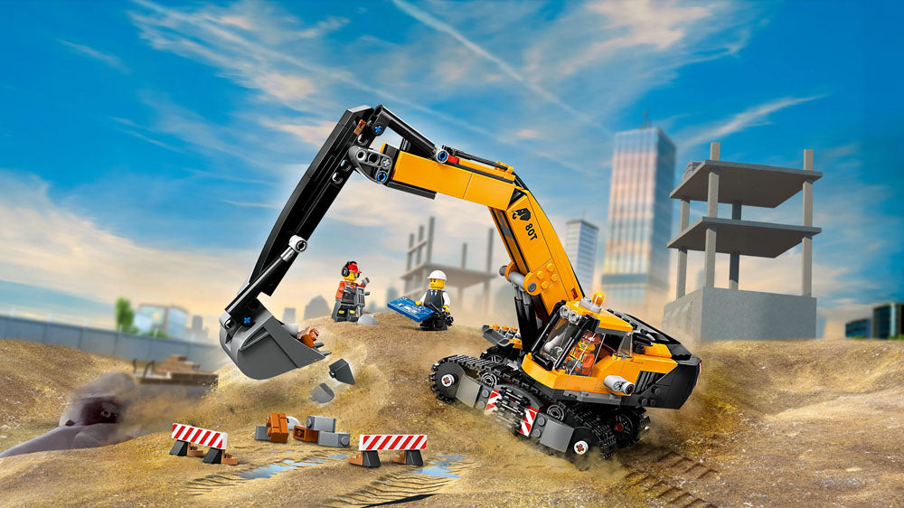 LEGO City 60420 Yellow Construction Excavator Age 8+ 633pcs