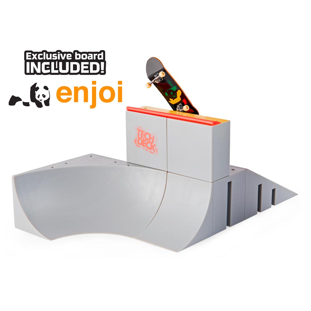 Tech Deck Bowl Builder X-Connect Park Creator Ramp Set w/Fingerboard - Age 6+