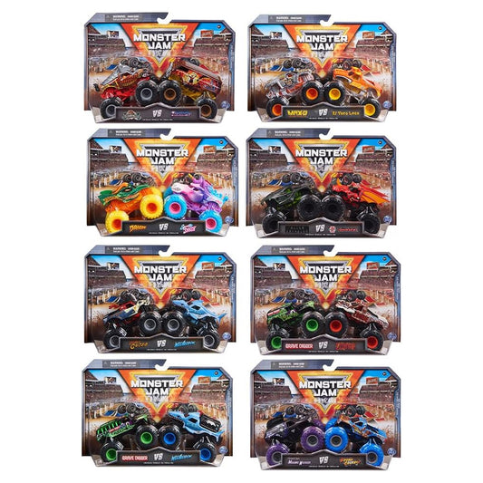 Monster Jam Monster Truck 2-Pack 1:64 Diecast