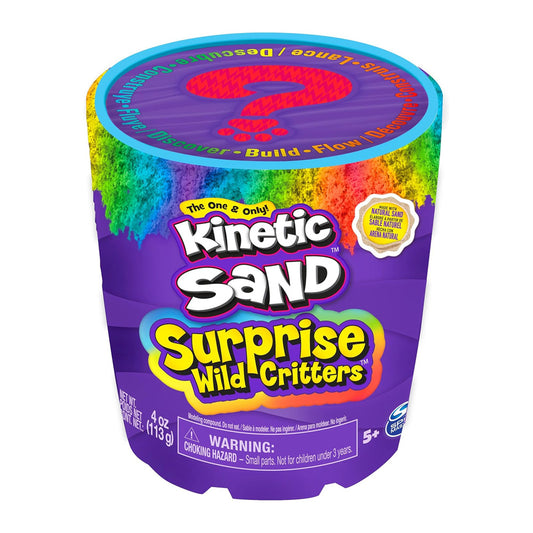 Kinetic Sand - Surprise Wild Critters Blind Tubs Age 3+