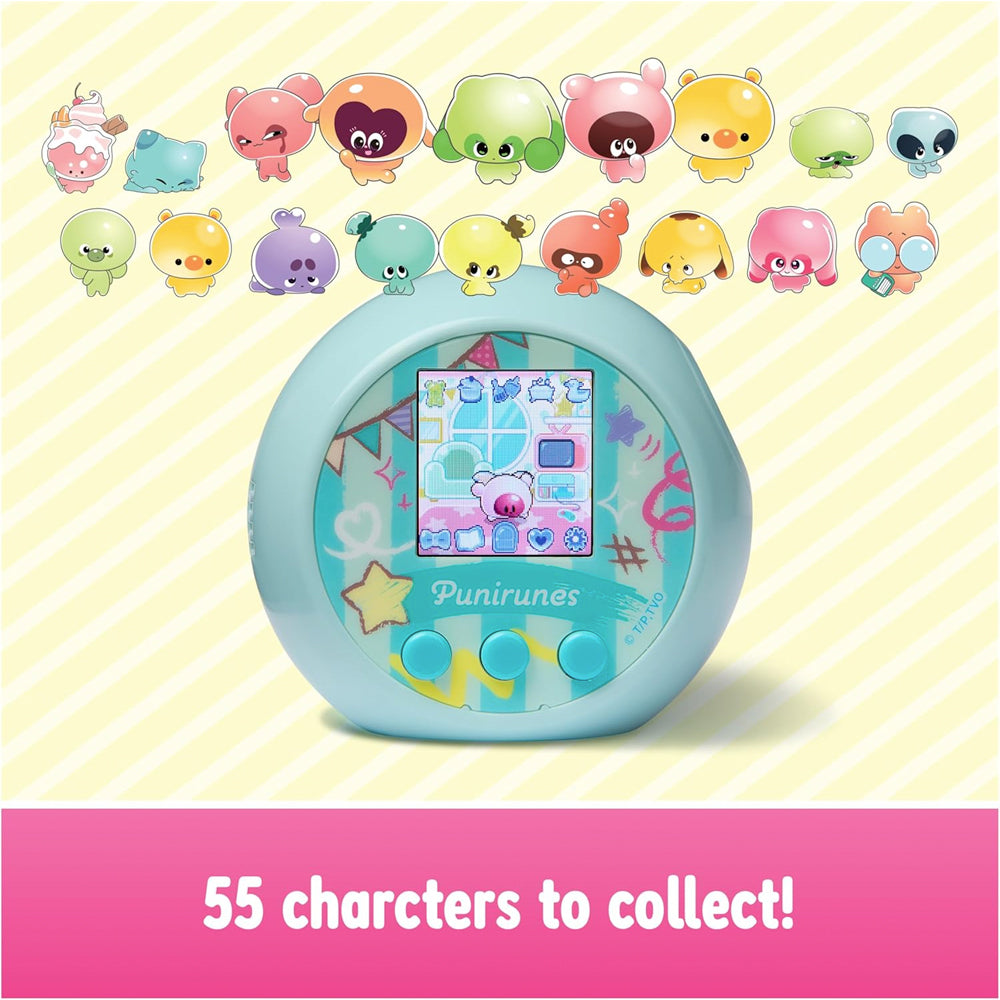 Punirunes Interactive Digital Pet Toy with 55 Squishy Characters Age 5+