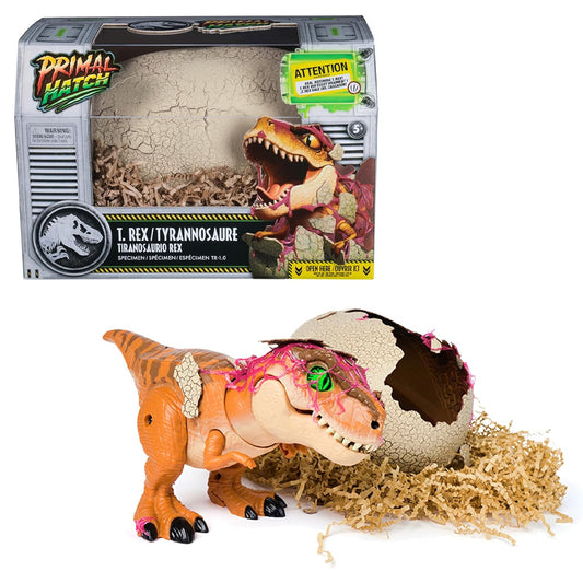 Jurassic World Primal Hatch Interactive Hatching T.Rex Dino Toy Age 5+