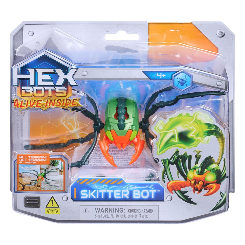 HEX BOTS Skitter Bot - Robotic Spider Toy - Assorted
