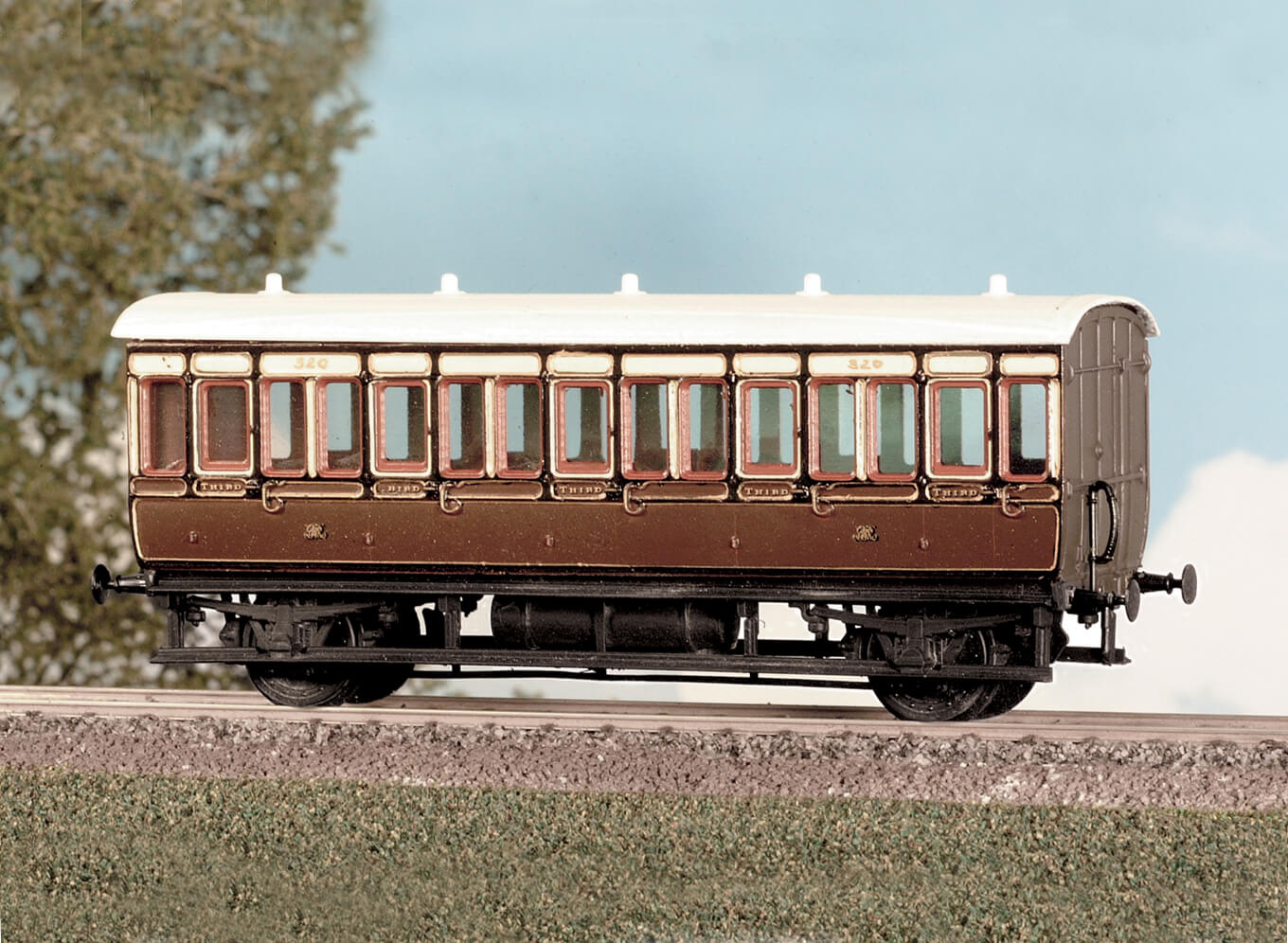 Parkside PC610 GWR 4 Wheel Coach Kit HO/OO Gauge