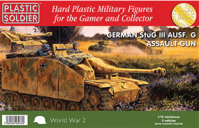 Plastic Soldier Company 62013 German Stug IIIG Assault Gun 1:72 Model Kit