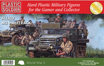 Plastic Soldier Company 62019 Allied M3 Halftrack 1:72 Model Kit