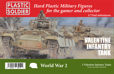 Plastic Soldier Company 62041 Valentine Infantry Tank 1:72 Model Kit