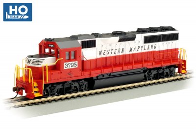 Bachmann USA GP40 - Western Maryland #3795 HO Gauge 63536