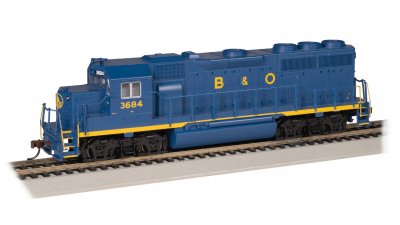 Bachmann USA EMD GP40 - B&O #3684 HO Gauge 66308