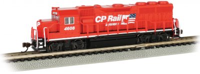 Bachmann USA GP40 Canadian Pacific #4608 (CP Railway System W/Flag) N 66353