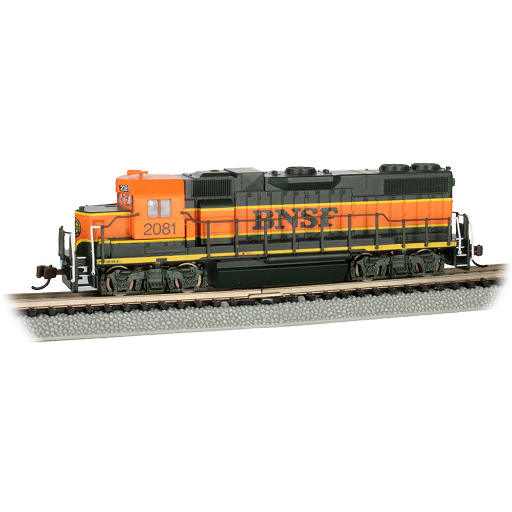 Bachmann USA GP38-2 - BNSF #2081 - H1 Scheme With Dynamic Brakes N Gauge 66851