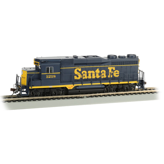 Bachmann USA 67604 GP30 Diesel Santa Fe #1218 (Blue & Yellow) N Gauge