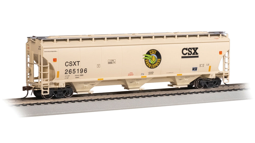Bachmann USA 70635 Trinity 5161 3-Bay Covered Hopper - CSX® #265196 HO Gauge
