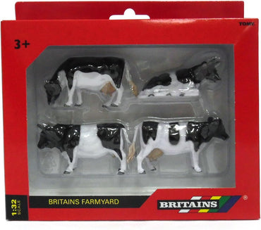 Britains Fresian Cows Cattle 1:32 Plastic Farm Animals 40961