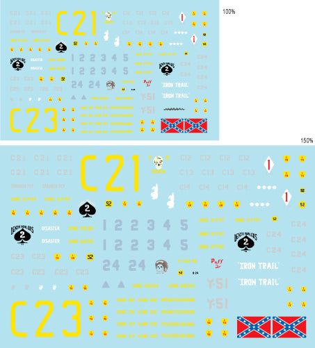 Star Decals 72-A1018 1:72 U.S