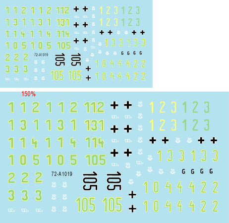 Star Decals 72-A1019 1:72 Western Front Pz.Kpfw.VI Tigers # 1