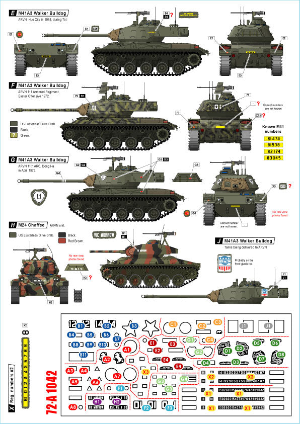 Star Decals 72-A1042 1:72 Vietnam 1