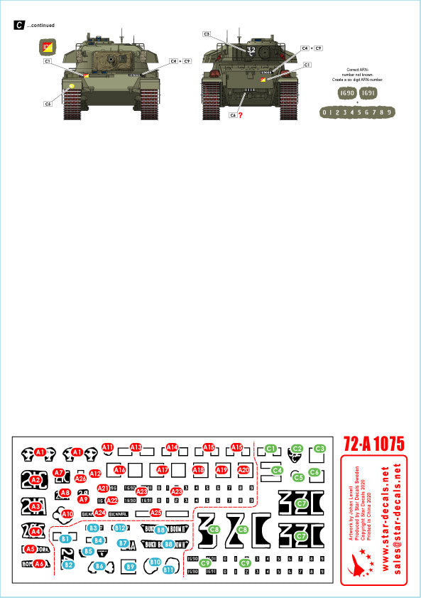 Star Decals 72-A1075 1:72 Australia in Vietnam # 1