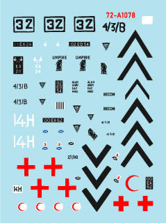 Star Decals 72-A1078 1:72 Desert Storm # 2
