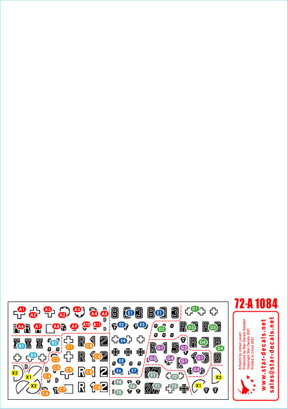 Star Decals 72-A1084 1:72 Panzer in the Desert # 1