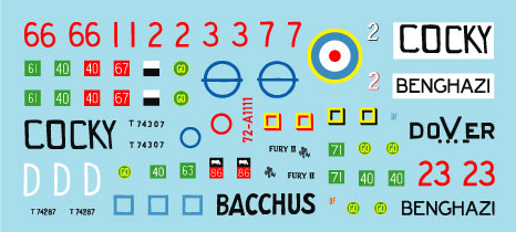 Star Decals 72-A1111 1:72 British Sherman tanks in North Africa