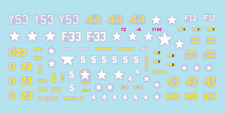 Star Decals 72-A1140 1:72 Korean War 1950-53 # 1